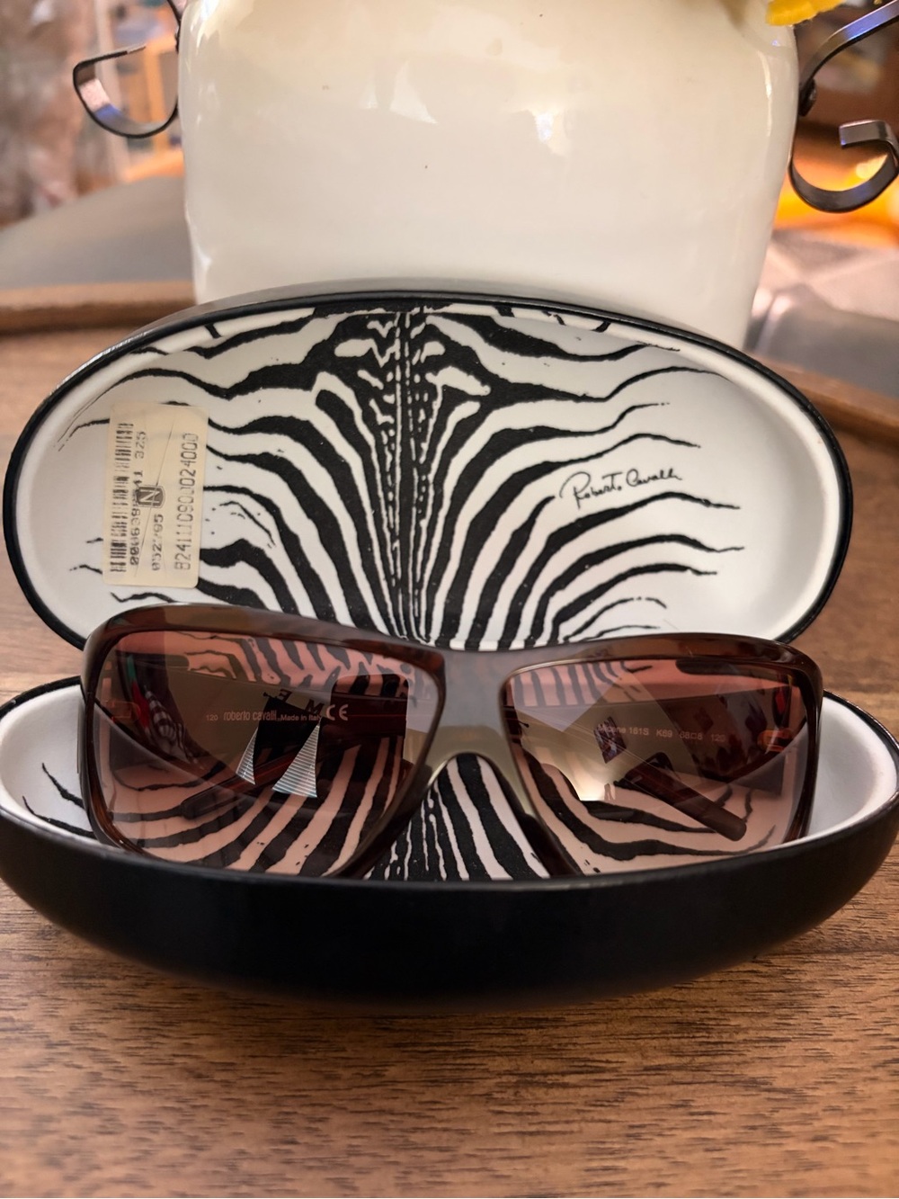 Roberto Cavalli Men's Brown Frame with Brown Gradient Lenses Sunglasses